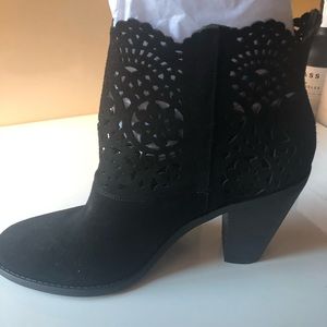 Jessica Simpson Suede Leather Booties